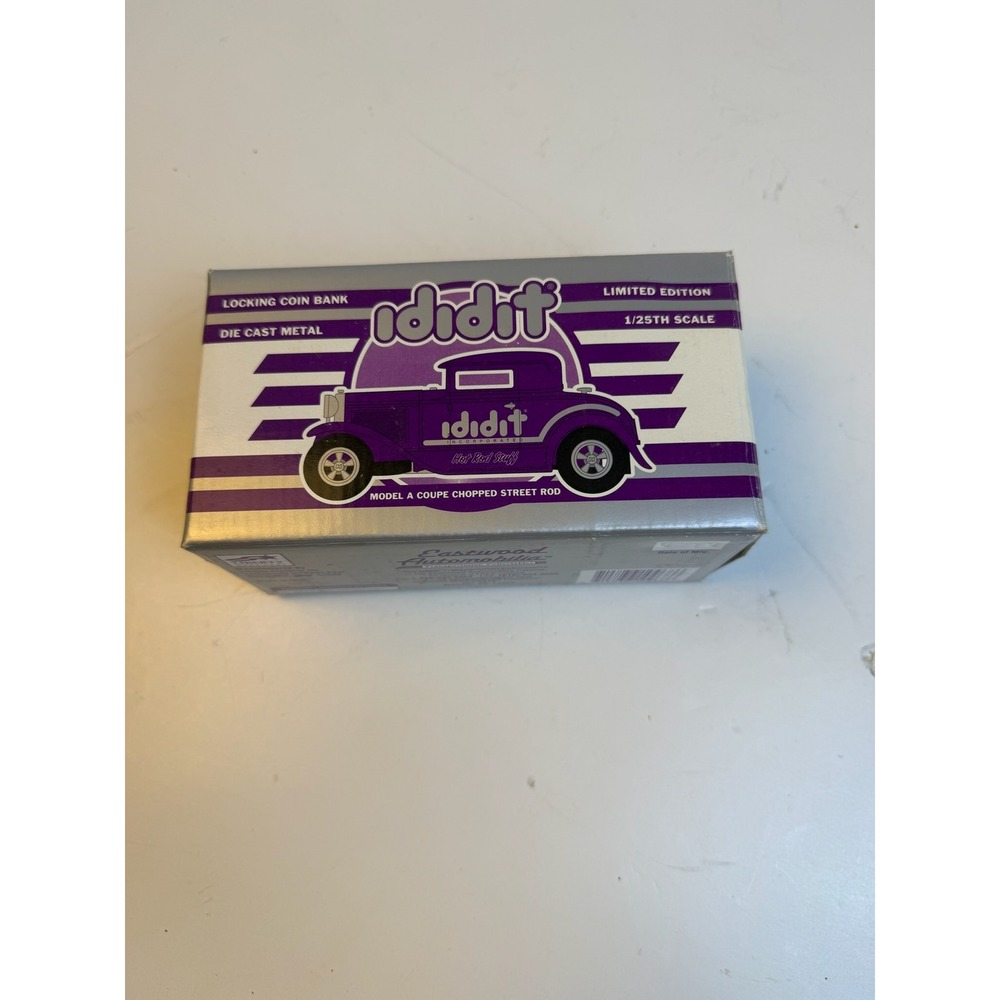 Eastwood Automobilia ididit Model A Coupe Chopped Street Rod Coin Bank 1/25